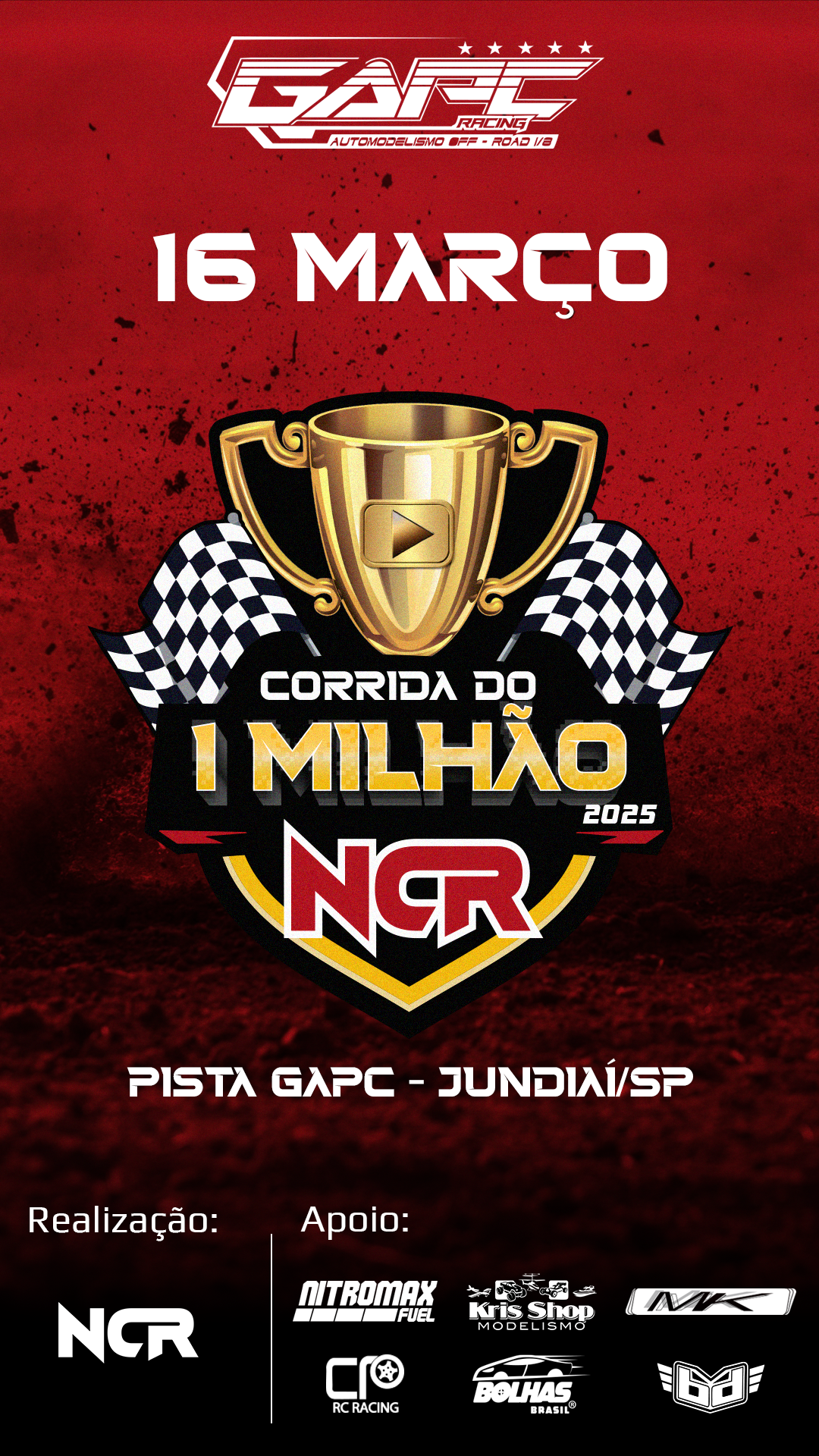 Banner Corrida 1 Milhão NCR Atualizado